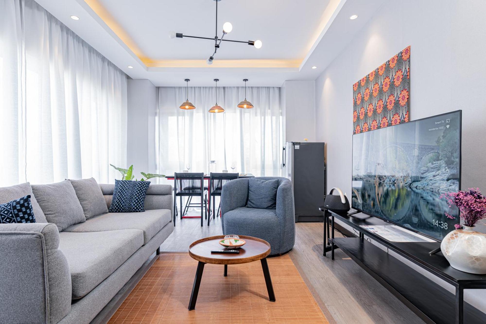 Escada & 2-bedroom, Rooftop Swimming Pool, Gym, Workspace, Wonderiss Homes Westland Living Найроби